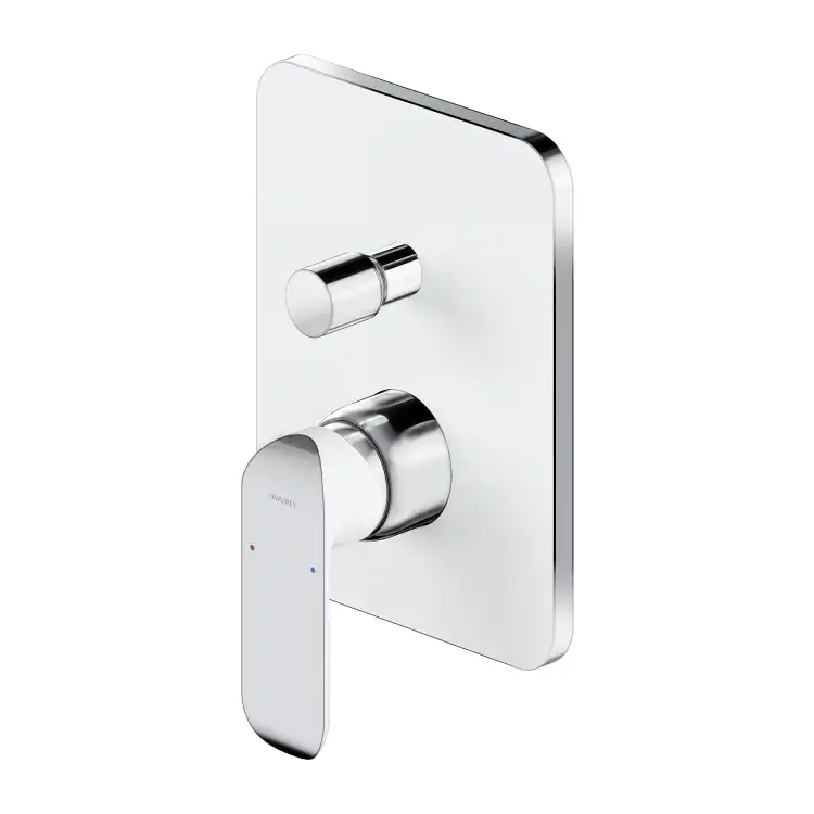 Omnires Sacramento system wannowy podtynkowy Chrom/Biały YSSCW01XCRB