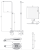 Omnires Sacramento system prysznicowy natynkowy Czarny Mat  SC2344BL