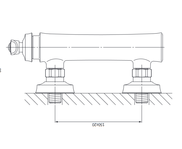 Omnires Armance bateria prysznicowa Chrom AM5240CR