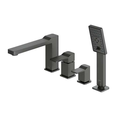 Omnires SIDE bateria wannowa 4-otw. grafit SL7732GR