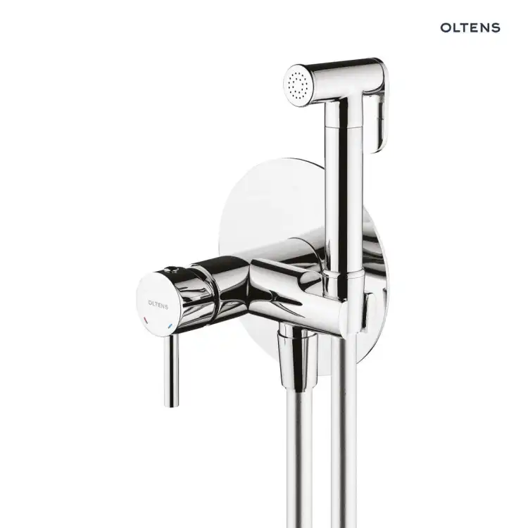 Oltens MOLLE bateria bidetowa podtynkowa chrom 31100100
