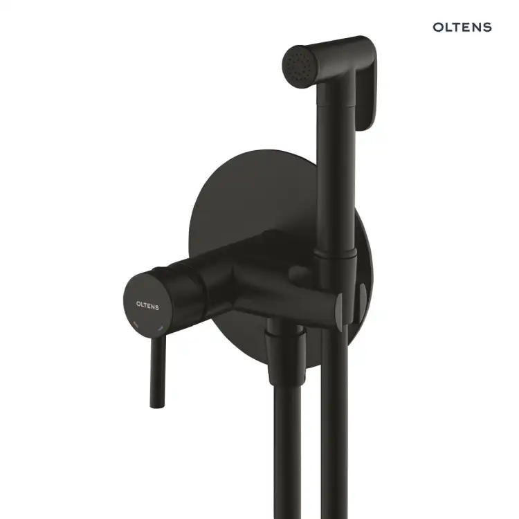 Oltens MOLLE bateria bidetowa podtynkowa czarny mat 31100300
