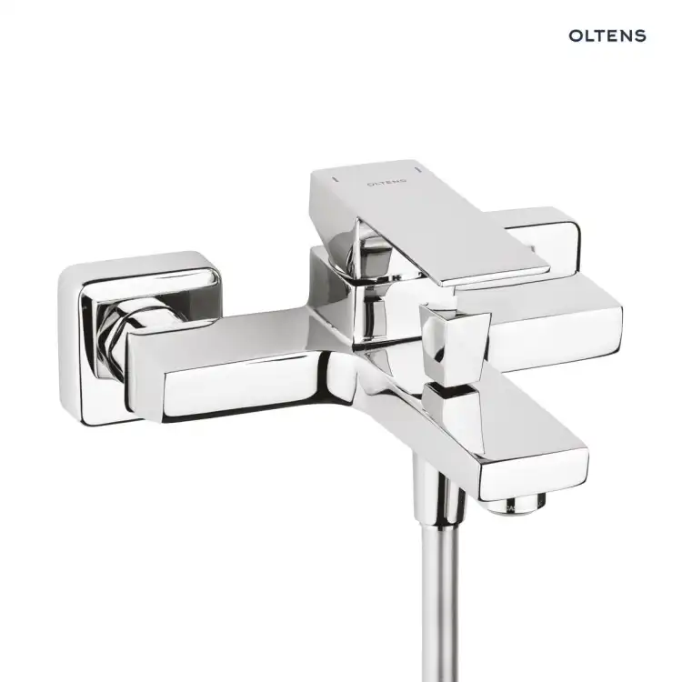 Oltens GOTA bateria wannowa ścienna chrom 34001100
