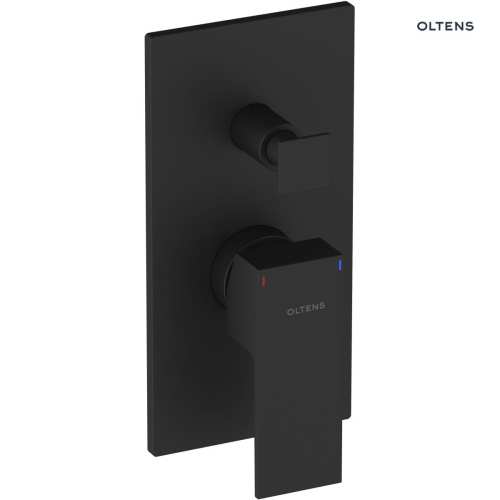 Oltens GOTA bateria wannowo-prysznicowa podtynkowa czarny mat 34101300