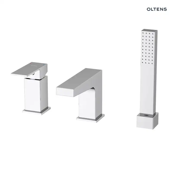 Oltens GOTA bateria wannowa 3-otworowa chrom 34201100