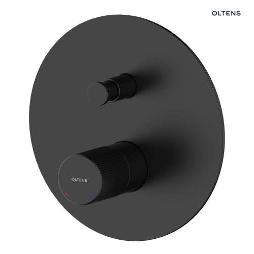 Oltens HAMNES bateria wannowo-prysznicowa podtynkowa czarny mat 34106300