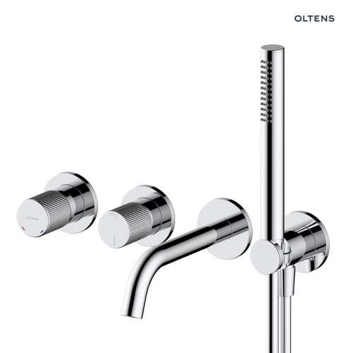 Oltens HAMNES bateria wannowa podtynkowa 4-otworowa chrom 34107100