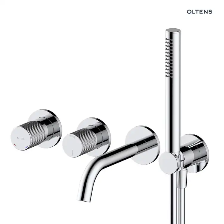 Oltens HAMNES bateria wannowa podtynkowa 4-otworowa chrom 34107100