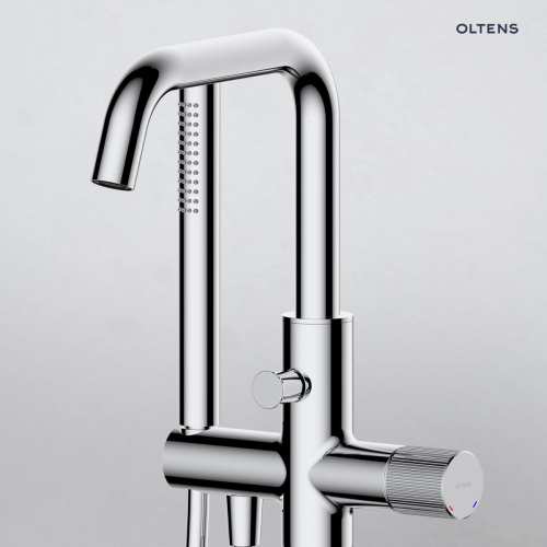 Oltens HAMNES bateria wannowa wolnostojąca chrom 34302100