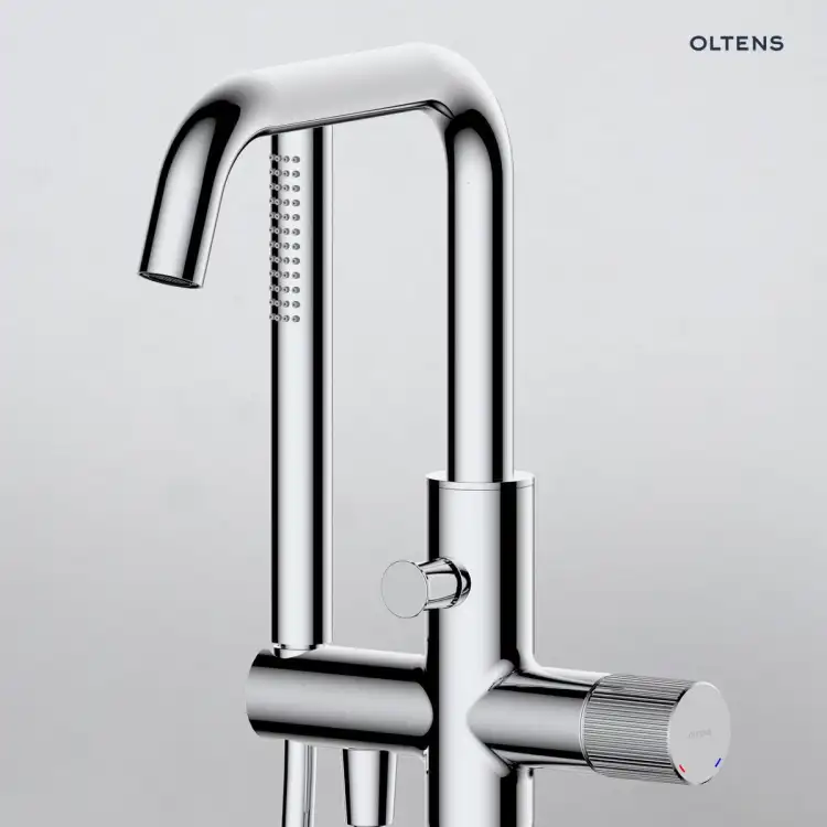 Oltens HAMNES bateria wannowa wolnostojąca chrom 34302100