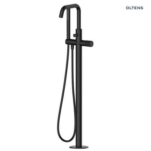 Oltens HAMNES bateria wannowa wolnostojąca czarny mat 34302300