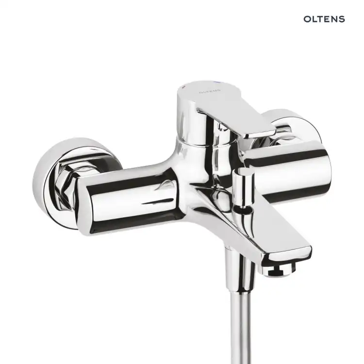 Oltens JOG bateria wannowa ścienna chrom 34003100