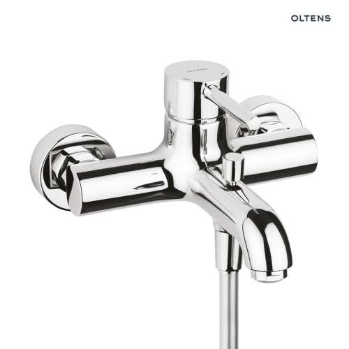 Oltens MOLLE bateria wannowa ścienna chrom 34000100