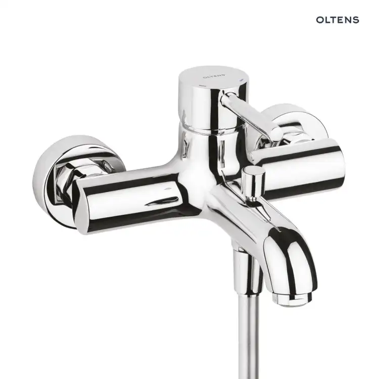 Oltens MOLLE bateria wannowa ścienna chrom 34000100