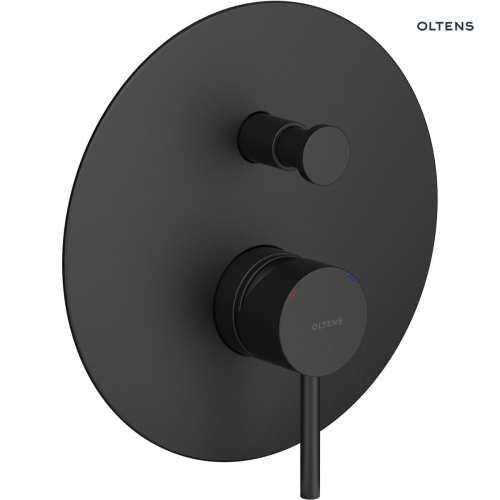 Oltens MOLLE bateria wannowo-prysznicowa podtynkowa czarny mat 34100300