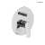 Oltens VERNAL bateria wannowo-prysznicowa podtynkowa chrom 34004100