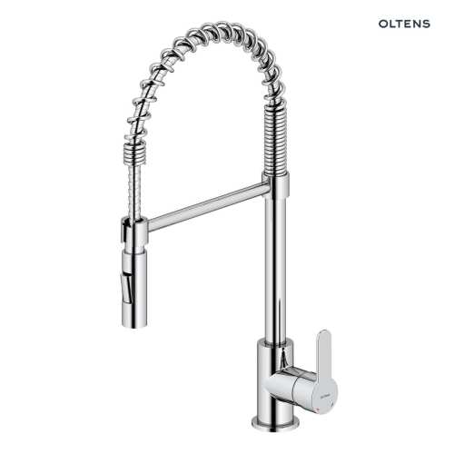 Oltens DUF bateria kuchenna stojąca z wyciąganą wylewką chrom 35203100