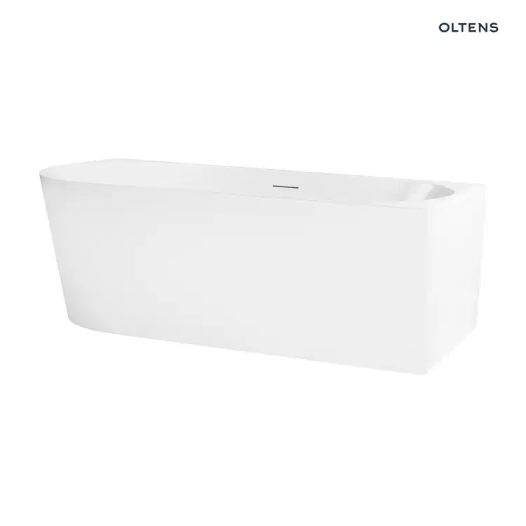 Oltens DELVA wanna wolnostojąca narożna 170x80 cm Prawa biała 11001000