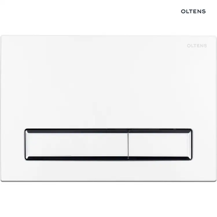 Oltens TORNE przycisk spłukujący do WC biały/chrom/biały 57103000
