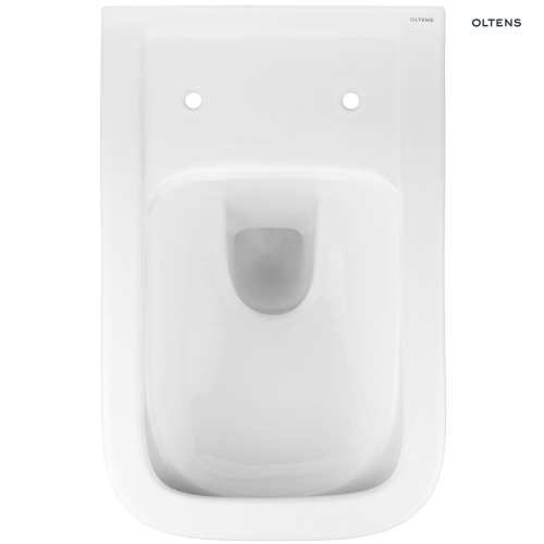 Oltens RIBBE miska WC wisząca PureRim z deską wolnoopadającą biała 42010000