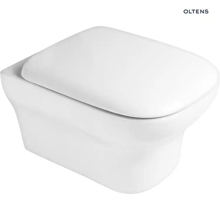 Oltens GULFOSS miska WC wisząca PureRim z deską wolnoopadającą 42008000