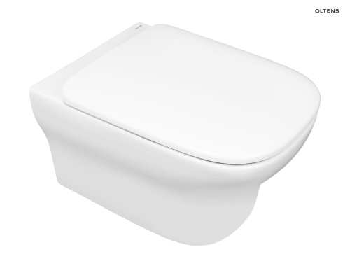 Oltens GULFOSS miska WC wisząca PureRim z deską wolnoopadającą Slim 42009000