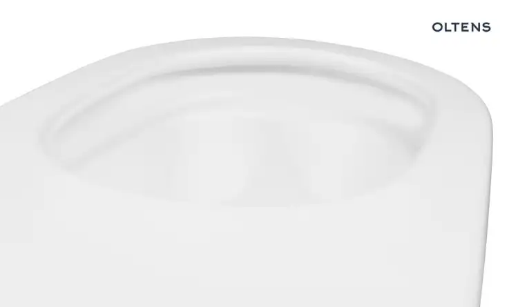 Oltens HAMNES Kort miska WC wisząca PureRim z deską wolnoopadającą 42014000