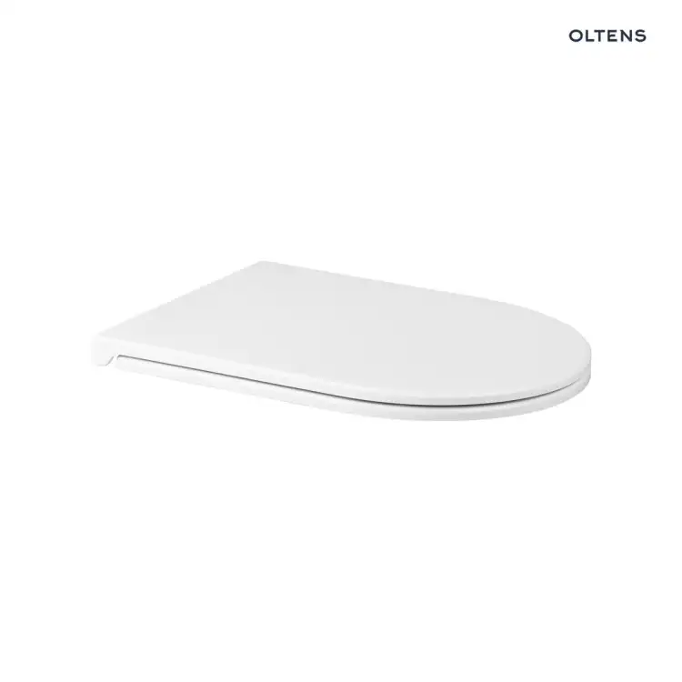 Oltens HAMNES Kort miska WC wisząca z deską wolnoopadającą Ovan Slim 42018000