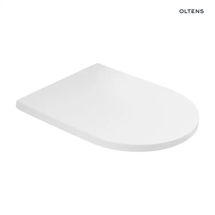 Oltens HAMNES Stille miska WC wisząca PureRim z deską wolnoopadającą biały 42023000