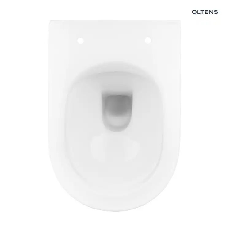 Oltens HAMNES Stille miska WC wisząca PureRim z deską wolnoopadającą biały 42023000