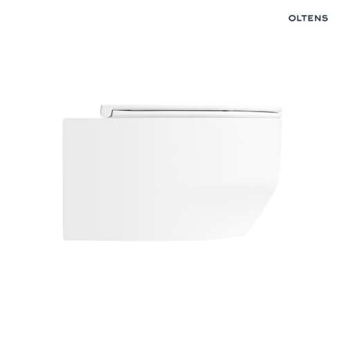Oltens HOLSTED miska WC wisząca PureRim z deską wolnoopadająca biały 42017000