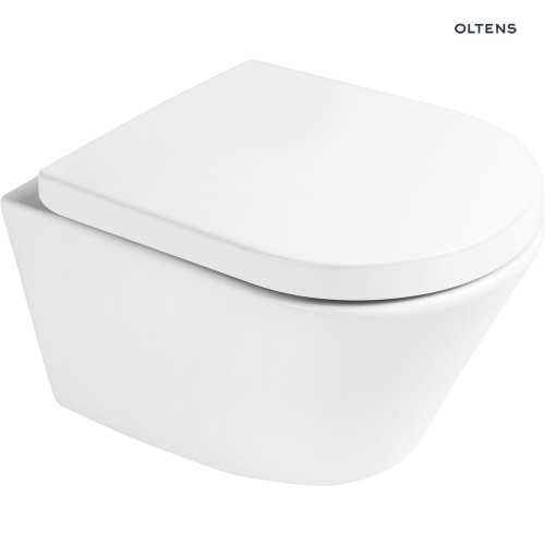 Oltens JOG miska WC wisząca PureRim z deską wolnoopadającą 42004000