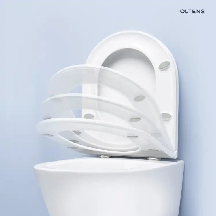 Oltens JOG miska WC wisząca PureRim z deską wolnoopadającą 42004000