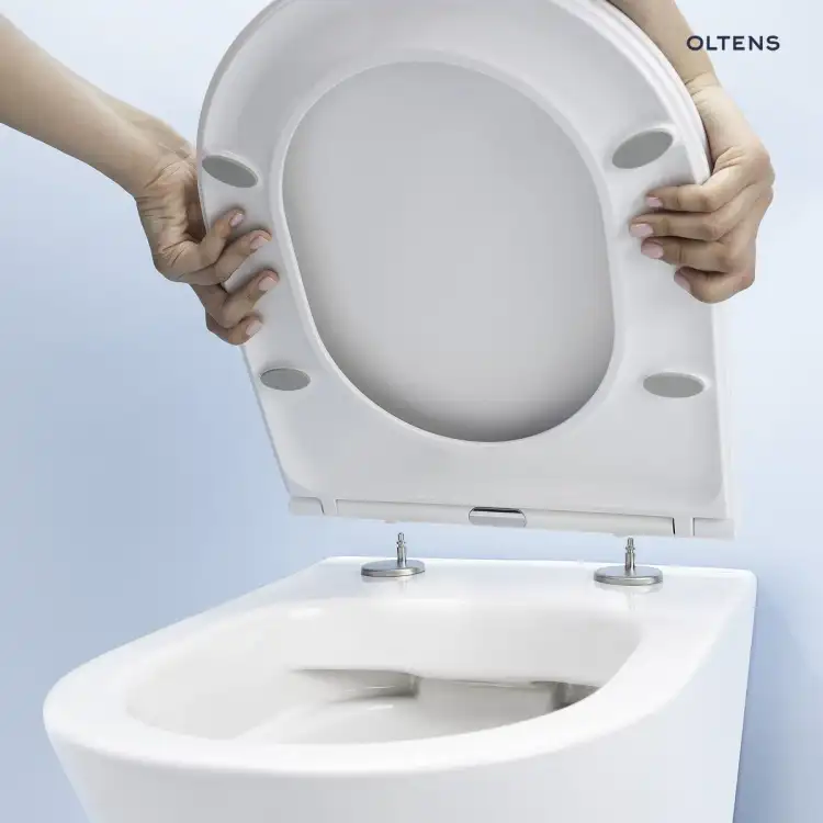 Oltens JOG miska WC wisząca PureRim z deską wolnoopadającą Slim 42005000