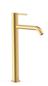 Tres STUDY bateria umywalkowa XL złoto matowe 26230801OM