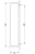 Omnires DARLING wieszak na ręcznik 37 cm czarny DA70230BL