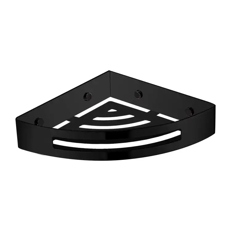 OMNIRES Uni koszyk prysznicowy Czarny mat 21 x 21 x 5 UN10332BL