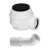 OMNIRES Syfon wannowy/brodzikowy fi 52 mm czarny mat WB01XBL