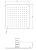 Omnires SLIMLINE 20 x 20 deszczownica czarny mat WG220/OBL
