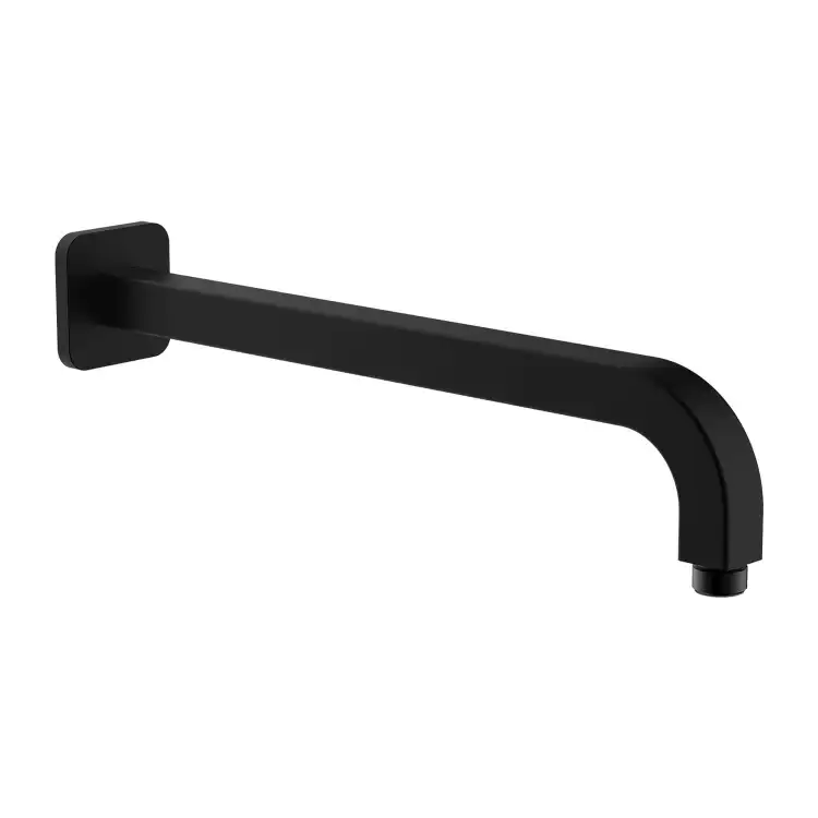 Omnires PARMA ramię prysznicowe ścienne 35 cm czarny mat RA15BL