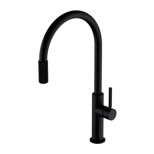 Omnires SWITCH bateria kuchenna do podłączenia zestawu filtrującego czarny mat SW9057BL