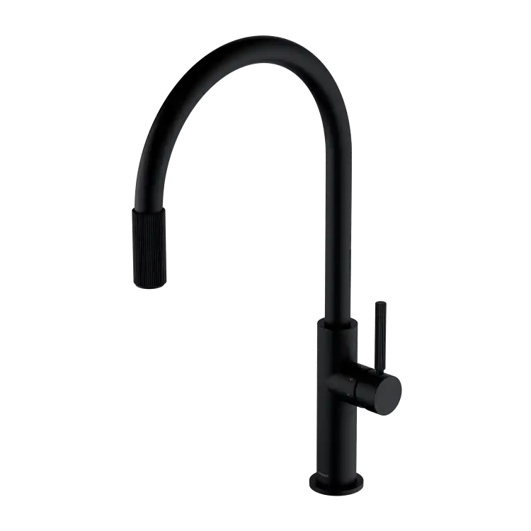Omnires SWITCH bateria kuchenna do podłączenia zestawu filtrującego czarny mat SW9057BL