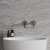 Omnires Y bateria umywalkowa podtynkowa 200 mm grafit Y1215HLGR