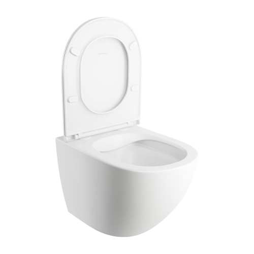 Omnires OTTAWA miska WC + deska wolnoopadająca SLIM biały mat