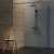 Oltens ATRAN system prysznicowy natynkowy z termostatem czarny mat 36500300