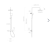 Oltens ATRAN (S) system prysznicowy natynkowy z termostatem czarny mat 36501300