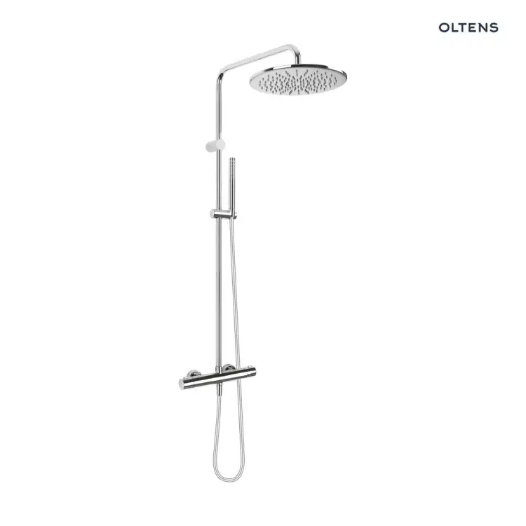 Oltens BORAN system prysznicowy natynkowy z termostatem chrom 36502100