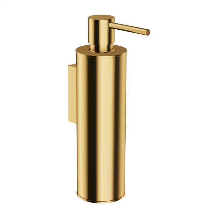 Omnires MODERN PROJECT dozownik mydła w płynie wiszący złoto szczotkowane MP60721GLB