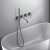 Blue Water BOSTON zestaw wannowy 220 mm grafit BOS-ZKP.200