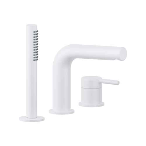 Excellent Pi bateria wannowa 3- otworowa biały mat AREX.1234WH